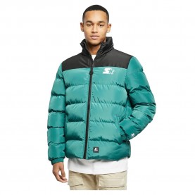 яке,мъжки,якета,starter,black,label,starter,logo,puffer,jacket,green,(dark,fresh,green,black)