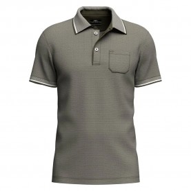 мъжки,блузи,с,яка,fynch,hatton,2,tone,mercerized,short,sleeve,polo,dark,khaki,(green)