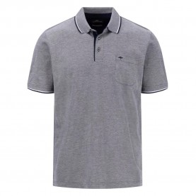 мъжки,блузи,с,яка,fynch,hatton,2,tone,mercerized,short,sleeve,polo,navy,(grey)