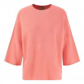 блуза,дамски,пуловери,дамски,плетени,дрехи,fynch,hatton,25137007,fine,cotton,sweater,neon,papaya,(pink)