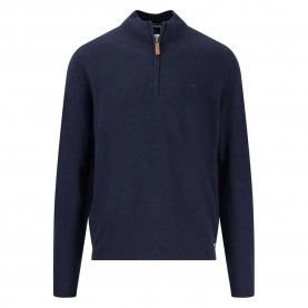 блуза,мъжки,пуловери,дамски,пуловери,fynch,hatton,air,cotton,half,zip,sweater,blue,(navy)