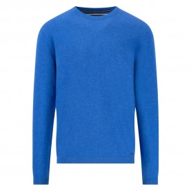 Блуза Fynch hatton Air Cotton sweater - Blue (Strong Blue) блуза,мъжки,пуловери,fynch,hatton,air,cotton,sweater,blue,(strong,blue)