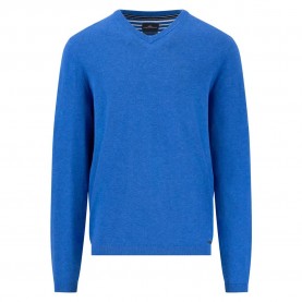 блуза,мъжки,пуловери,fynch,hatton,air,cotton,v,neck,sweater,strong,blue,(blue)