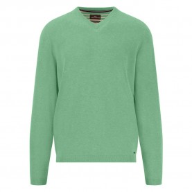 блуза,мъжки,пуловери,fynch,hatton,air,cotton,v,neck,sweater,turf,green,(green)