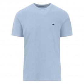 тениска,мъжки,тениски,fynch,hatton,basic,premium,cotton,short,sleeve,t,shirt,summer,breeze,(blue)