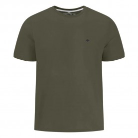 тениска,мъжки,тениски,fynch,hatton,basic,short,sleeve,t,shirt,dark,khaki,(green)