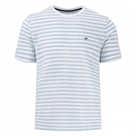 тениска,мъжки,тениски,fynch,hatton,basic,striped,short,sleeve,t,shirt,blue,(summer,breeze)