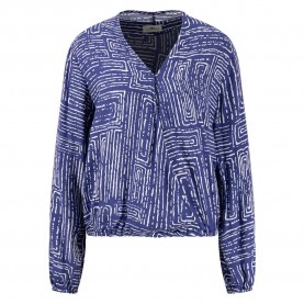 дамски,блузи,дамски,ризи,fynch,hatton,blurry,square,long,sleeve,blouse,summer,taupe,(blue)