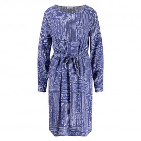 рокля,дамски,поли,и,рокли,fynch,hatton,blurry,square,long,sleeve,dress,blue,purple,(blue)