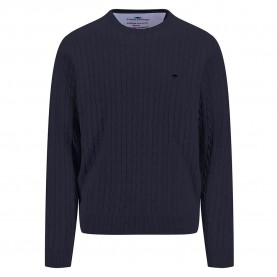 блуза,мъжки,пуловери,fynch,hatton,cable,sweater,blue