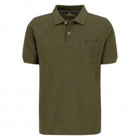 мъжки,блузи,с,яка,fynch,hatton,chest,pkt,premium,cotton,short,sleeve,polo,dark,khaki,(green)