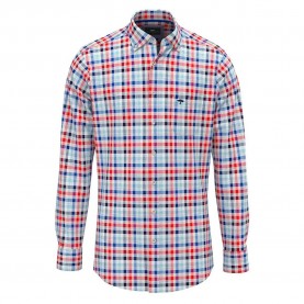 карирана,риза,мъжки,ризи,fynch,hatton,classic,combi,checks,long,sleeve,shirt,multicolor