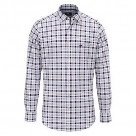 карирана,риза,мъжки,ризи,fynch,hatton,classic,combi,check,long,sleeve,shirt,grey