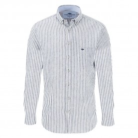 риза,с,дълъг,ръкав,мъжки,ризи,fynch,hatton,classic,linen,stripes,long,sleeve,shirt,white,(summer,breeze)