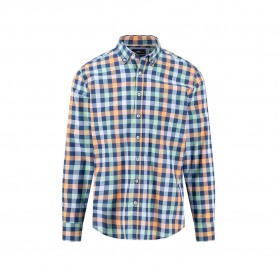 карирана,риза,мъжки,ризи,fynch,hatton,colorful,combi,checks,long,sleeve,shirt,multicolor,(sunny,orange)