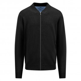 жилетка,мъжки,пуловери,fynch,hatton,college,superfine,cardigan,black
