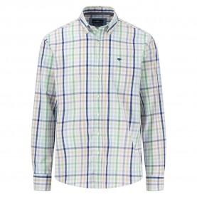 карирана,риза,мъжки,ризи,fynch,hatton,combi,check,long,sleeve,shirt,turf,green,(multicolor)