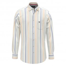 риза,с,дълъг,ръкав,мъжки,ризи,fynch,hatton,colorful,oxford,stripes,long,sleeve,shirt,poppy,red,(multicolor)