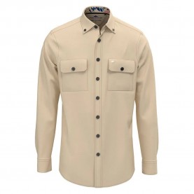 риза,с,дълъг,ръкав,мъжки,ризи,fynch,hatton,inked,cotton,solid,long,sleeve,shirt,beige,(stone)