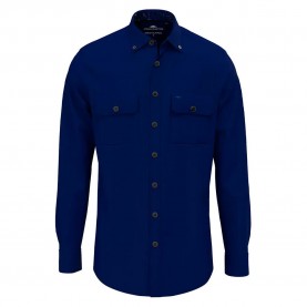 риза,с,дълъг,ръкав,мъжки,ризи,fynch,hatton,inked,cotton,solid,long,sleeve,shirt,blue
