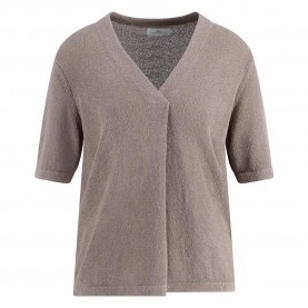 риза,с,къс,ръкав,дамски,блузи,дамски,ризи,fynch,hatton,knitted,jersey,short,sleeve,shirt,grey
