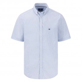 риза,с,къс,ръкав,мъжки,ризи,fynch,hatton,minimal,poplin,print,short,sleeve,shirt,blue