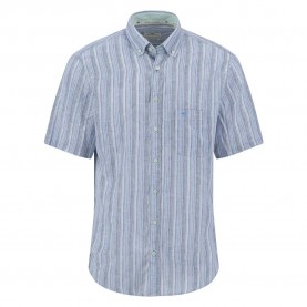 риза,с,къс,ръкав,мъжки,ризи,fynch,hatton,multicolor,linen,stripes,short,sleeve,shirt,blue,(light,peony)