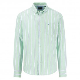 риза,с,дълъг,ръкав,мъжки,ризи,fynch,hatton,modern,oxford,stripes,long,sleeve,shirt,turf,green,(green)