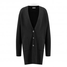 жилетка,дамски,пуловери,дамски,плетени,дрехи,fynch,hatton,long,knitted,cardigan,black