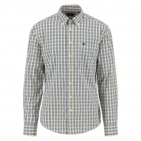 карирана,риза,мъжки,ризи,fynch,hatton,multicolor,check,long,sleeve,shirt,yellow,(vivid,yellow)