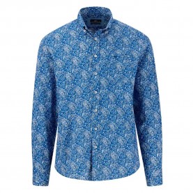 Риза с дълъг ръкав Fynch hatton Premium Digital Prints long sleeve shirt - Blue (Navy) риза,с,дълъг,ръкав,дамски,ризи,мъжки,ризи,fynch,hatton,premium,digital,prints,long,sleeve,shirt,blue,(navy)