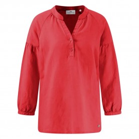 дамски,блузи,дамски,ризи,fynch,hatton,ruffel,linen,mix,long,sleeve,blouse,summer,red,(red)