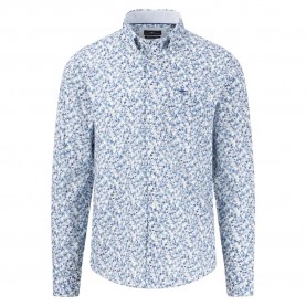 риза,с,дълъг,ръкав,мъжки,ризи,fynch,hatton,premium,flower,prints,long,sleeve,shirt,blue