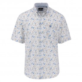 риза,с,къс,ръкав,мъжки,ризи,fynch,hatton,premium,flower,print,short,sleeve,shirt,grey