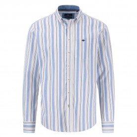 риза,с,дълъг,ръкав,мъжки,ризи,fynch,hatton,poplin,stripes,long,sleeve,shirt,blue,(summer,breeze)