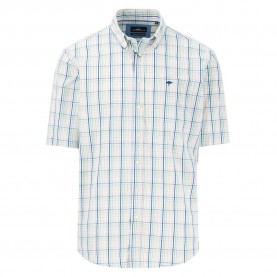 карирана,риза,мъжки,ризи,fynch,hatton,seasonal,combi,check,short,sleeve,shirt,turf,green,(multicolor)
