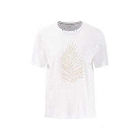 Тениска Fynch hatton Print Feather short sleeve T-shirt - White (White) тениска,дамски,тениски,fynch,hatton,print,feather,short,sleeve,t,shirt,white,(white)
