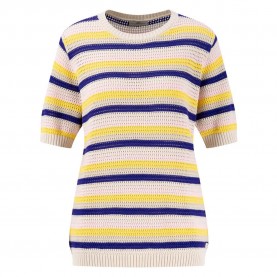 тениска,дамски,тениски,fynch,hatton,stripe,pointelle,short,sleeve,t,shirt,multicolor