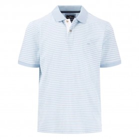 мъжки,блузи,с,яка,fynch,hatton,striped,short,sleeve,polo,summer,breeze,(blue)