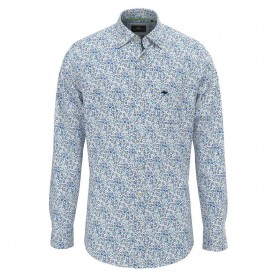 риза,с,дълъг,ръкав,мъжки,ризи,fynch,hatton,summer,flower,print,long,sleeve,shirt,blue