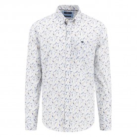 риза,с,дълъг,ръкав,мъжки,ризи,fynch,hatton,structured,print,mix,long,sleeve,shirt,white