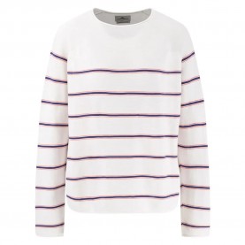 блуза,дамски,пуловери,дамски,плетени,дрехи,fynch,hatton,stripe,fine,cotton,sweater,white