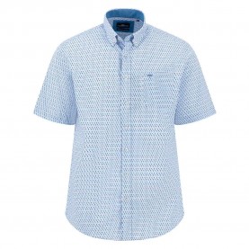 риза,с,къс,ръкав,мъжки,ризи,fynch,hatton,summer,poplin,print,short,sleeve,shirt,blue,(light,peony)