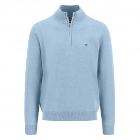 блуза,мъжки,пуловери,fynch,hatton,superfine,half,zip,sweater,blue
