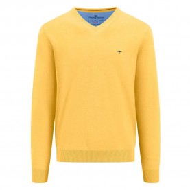 блуза,мъжки,пуловери,fynch,hatton,superfine,v,neck,sweater,yellow
