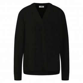 Fynch hatton Tunic Linen Mix long sleeve blouse - Black (Black) дамски,блузи,fynch,hatton,tunic,linen,mix,long,sleeve,blouse,black,(black)