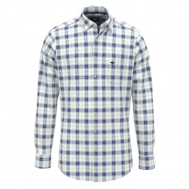 карирана,риза,мъжки,ризи,fynch,hatton,twill,check,long,sleeve,shirt,white