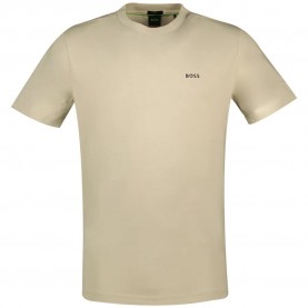 Тениска BOSS 50506373 GREEN short sleeve T-shirt - Beige (Light Beige) тениска,мъжки,тениски,дамски,тениски,boss,50506373,green,short,sleeve,t,shirt,beige,(light,beige)