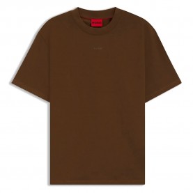 тениска,мъжки,тениски,hugo,dapolino,10248326,01,short,sleeve,t,shirt,brown,(medium,brown)