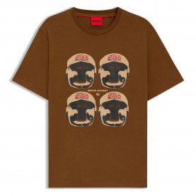тениска,мъжки,тениски,hugo,diboxer,10266462,01,t,shirt,medium,brown,(brown)